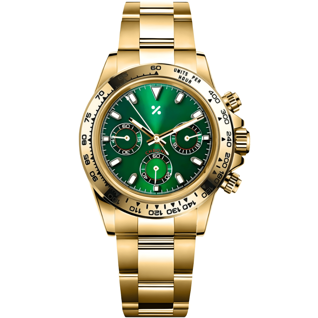 CHRONO - TONA MOD | John Mayer Gold VK63 Chrono - WATCHBRICK