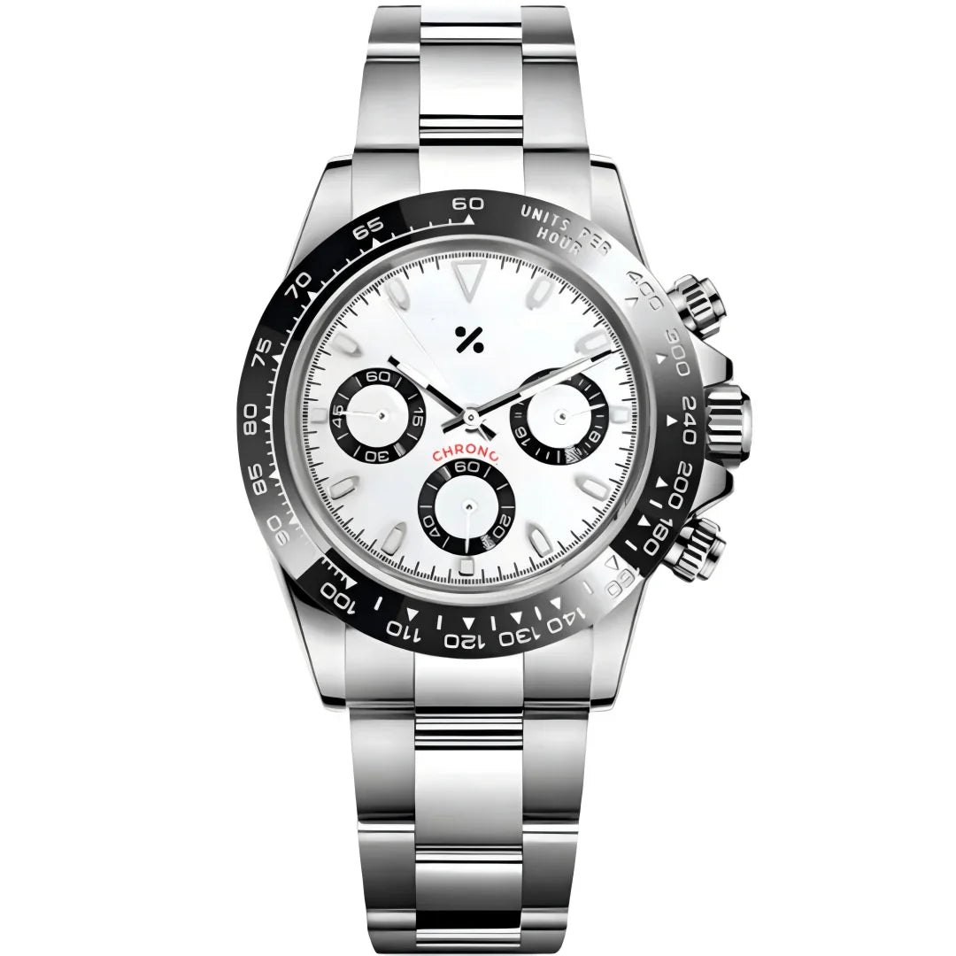 Daytona Mod – VK63 Seiko White Panda Chronograph | Custom Seiko