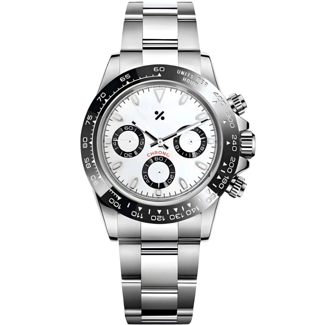 CHRONO - TONA MOD | White Panda VK63 Chrono - WATCHBRICK