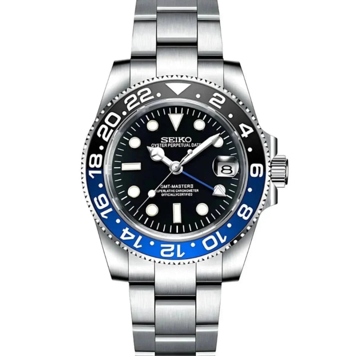 GMTMOD | Batman NH34 GMT - WB MOD WATCHES