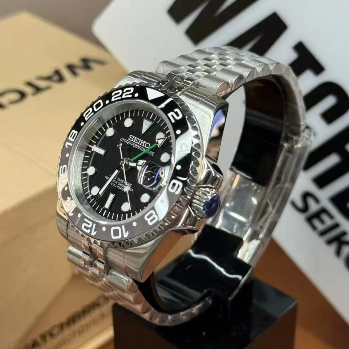 GMTMOD | Bruce Wayne NH34 - WB MOD WATCHES