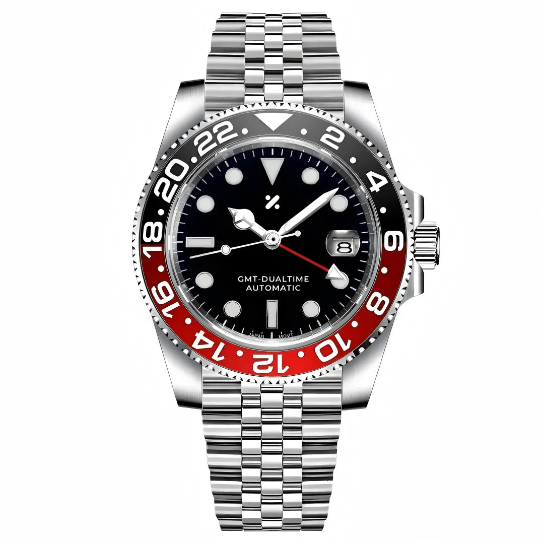Coke GMT Mod – NH34 | Custom Seiko Mod Watch – WATCHBRICK