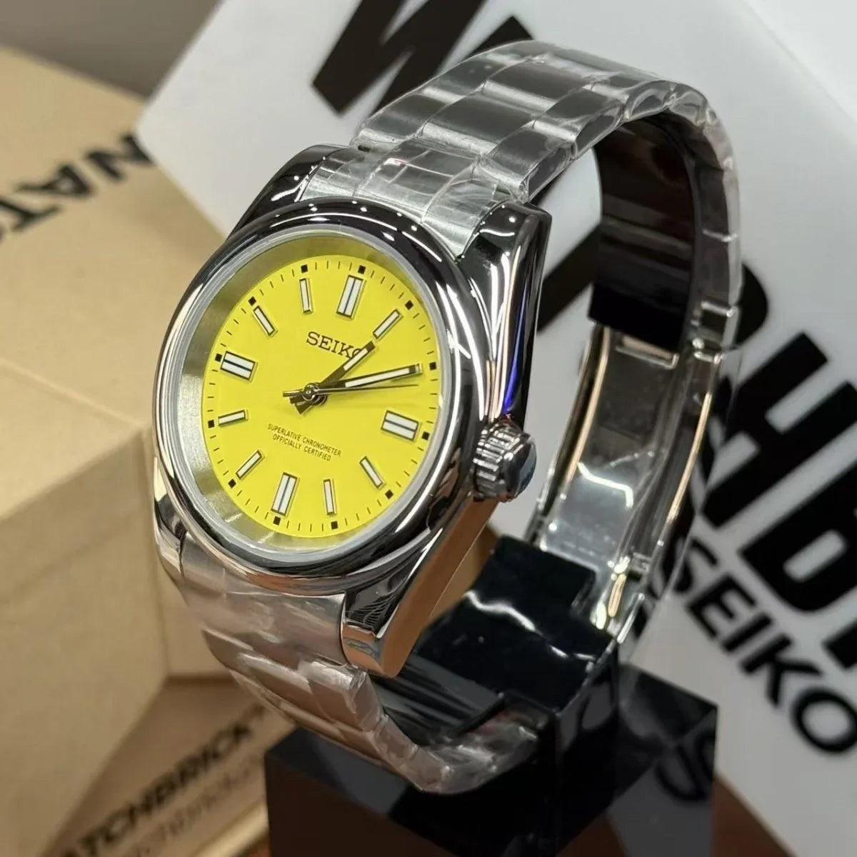 JUSTMOD | Sunny Yellow Dial 36mm/39mm - WB MOD WATCHES