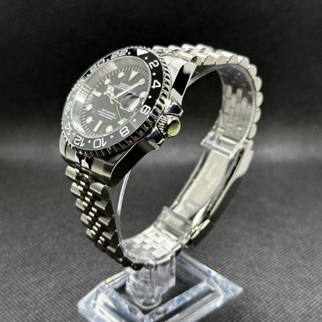 Sprite GMT – Seiko NH34 Dual - Time Mod - WATCHBRICK