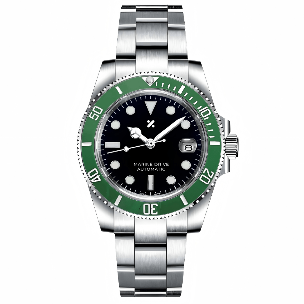 SUBMOD | Kermit NH35 Black Dial - WATCHBRICK