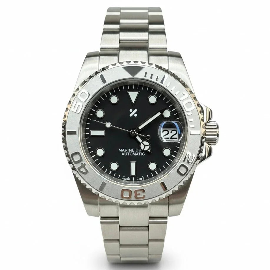 SUBMOD | Silver Sub NH35 Steel - WB MOD WATCHES