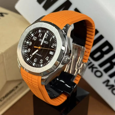 AUQAMOD | Volcano Orange NH35 - WB MOD WATCHES