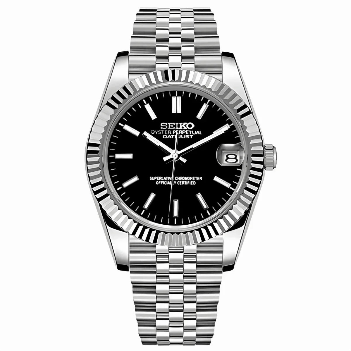 JUSTMOD | Black Dial NH35 - WB MOD WATCHES