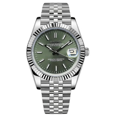 JUSTMOD | Emerald Fluted NH35 Date - WB MOD WATCHES