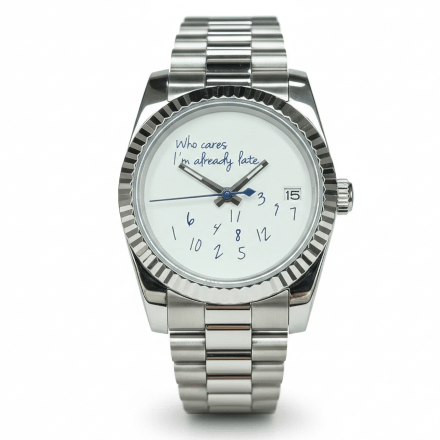 JUSTMOD | I'm Late Edition NH35 - WB MOD WATCHES