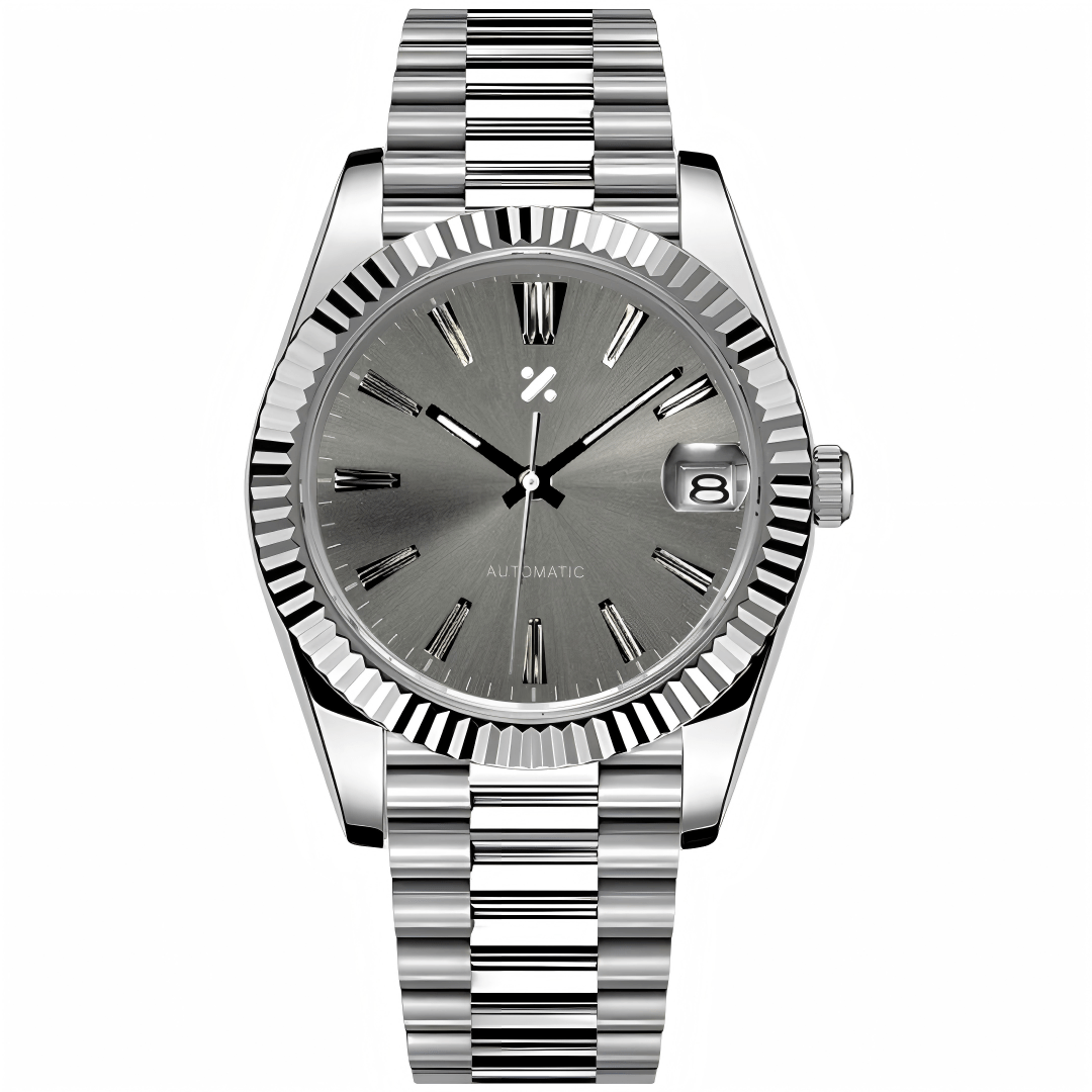 JUSTMOD | Slate Sunburst NH35 Date - WATCHBRICK