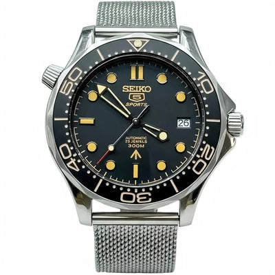 MASTERMOD | 007 Matte Black NH35 - WB MOD WATCHES