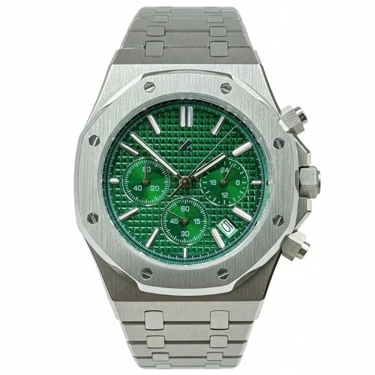 SEIKOAK | Green Chronograph VK63 - WB MOD WATCHES