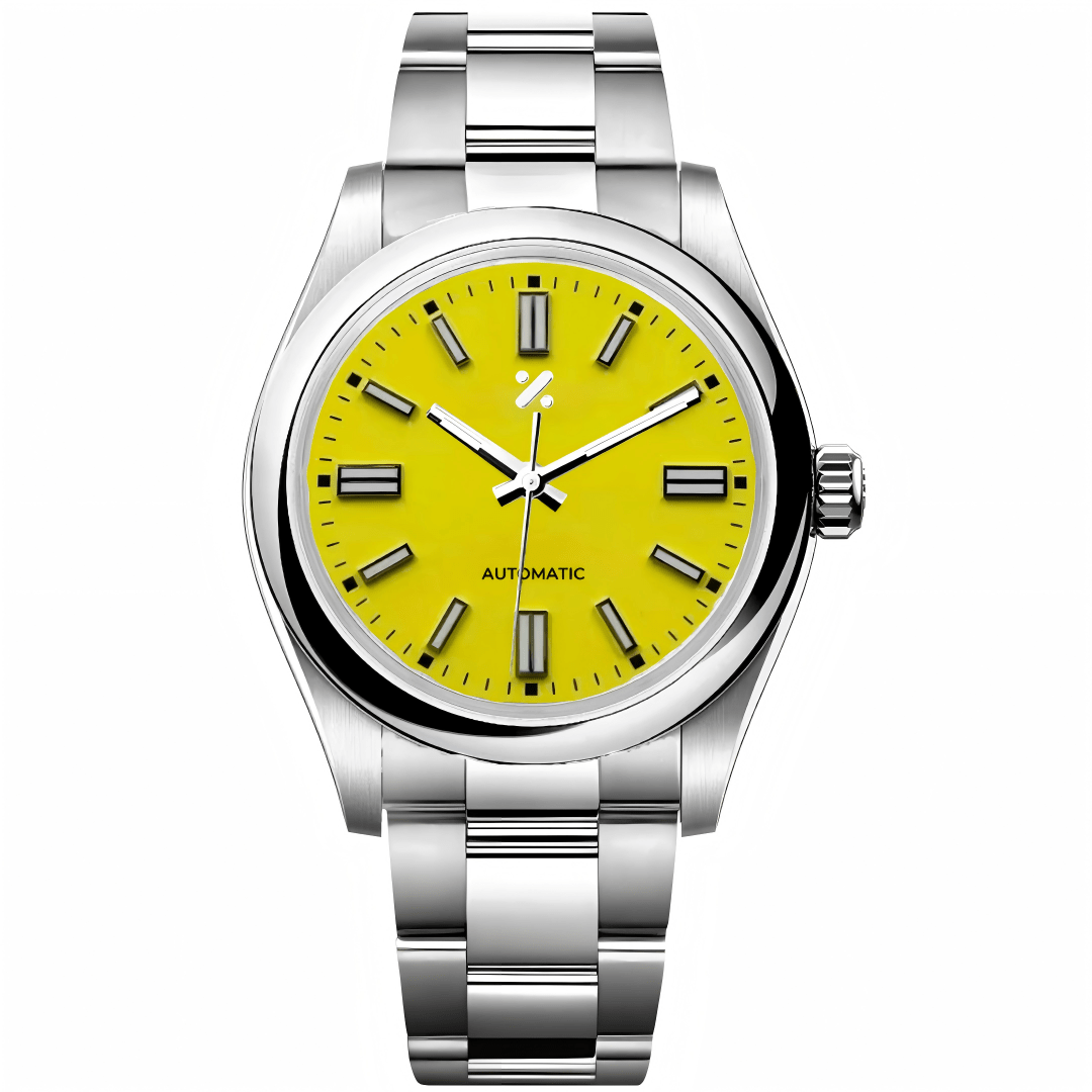 OYSTEIKO | Sunny Yellow Dial (36 mm) - WATCHBRICK