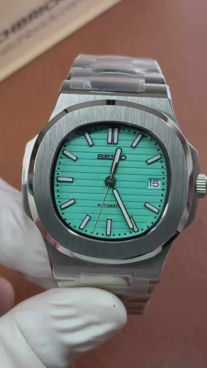 Load video: Seiko Mod Custom Watch