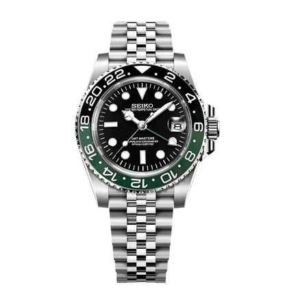 Sprite GMT – Seiko NH34 Dual - Time Mod - WATCHBRICK
